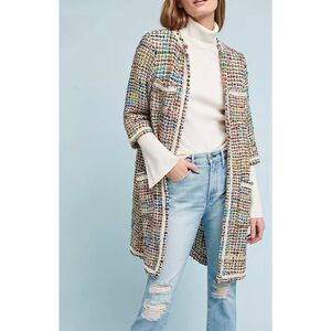 Ettiwa Anthropologie Tweed Berwyn Jacket